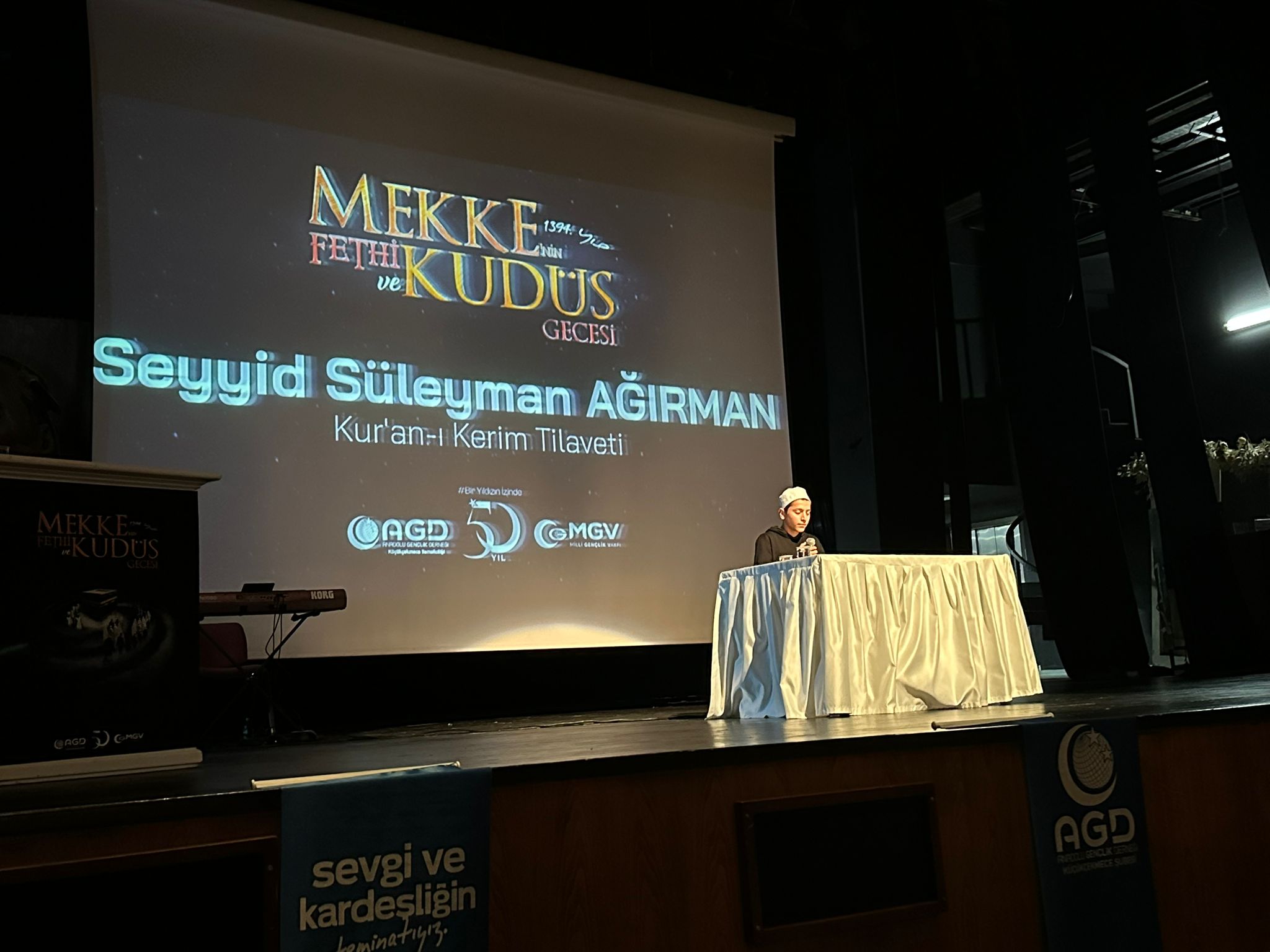 President Uluhan attended the Fethi Night of Mecca of Anatolian Youth Association.